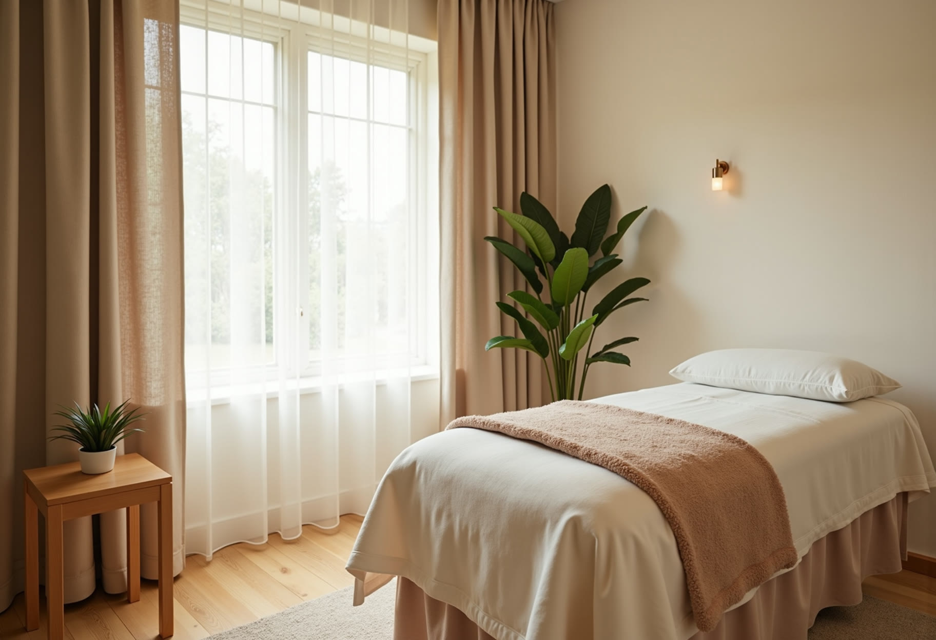 One esthetician, one room, one client at a time.